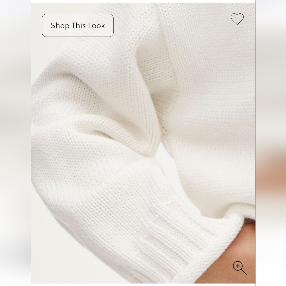 NWT J.Crew Women's 2025 Rollneck™ Sweater Sz XXL $128 Cream Viral Flawed - Picture 3 of 10